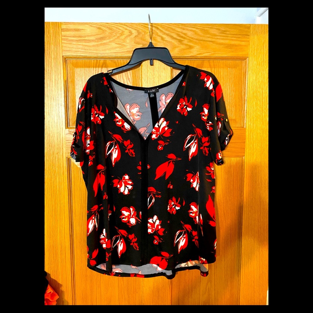 Beautiful Fall Flower Blouse
